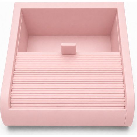 Petite boîte rose avec couvercle coulissant pour petits objets (1/3)