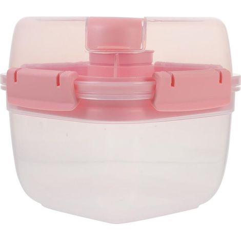 Boîte à lunch bento en plastique INOOMP, double compartiment (1/5)