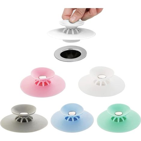 Pieces Universal Silicone Sink Stopper,Drain Plugs,Silicone Sink Stopper,Sink Stopper for Wash Basin Bathroom Kitchen