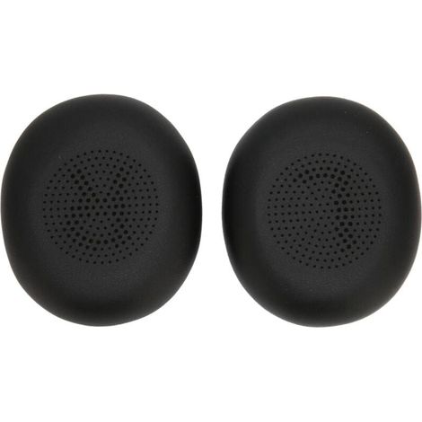 Professionelle Ohrpolster aus Proteinleder für Jabra ELITE 45h Evolve2 65 MS UC Headset, Schwarz (1/4)