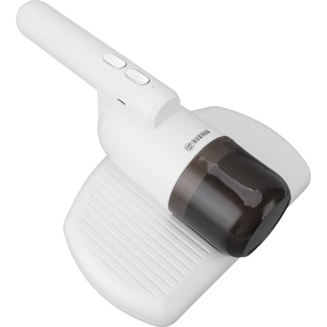 Aspirateur lit UV sans fil main haute aspiration anti-acariens nettoyant matelas avec filtre pour oreillers draps canapé jouets peluche 200ML 2400mAh (1/5)