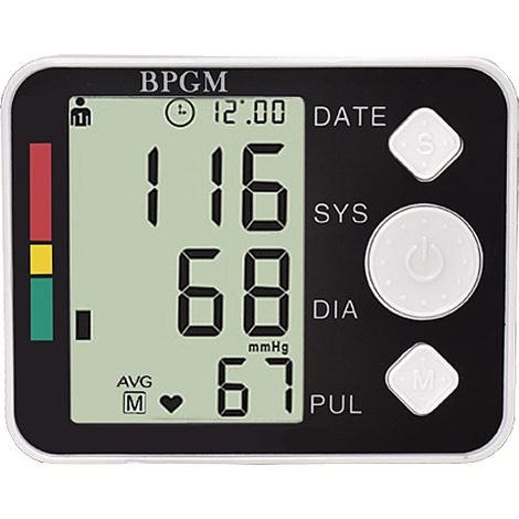Tensiomètre intelligent pour la maison, tensiomètre de précision, portable (1 pièce) (1/3)