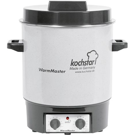 Stérilisateur de bocaux électrique 27L 1800W avec minuterie – Grille de cuisson – Thermostat réglable – Pour conserves et soupes – Kochstar