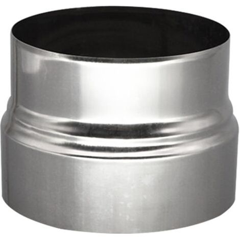 [NIEMALS VERWENDET] Ofenrohrreduzierung von 120mm auf 110mm - Ofenanschluss - Edelstahl - Kaminrohrreduzierung