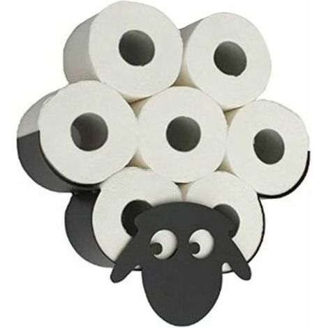 Nazalus-Vente chaude-Porte-Rouleau de Papier Toilette Animal Porte-Papier Toilette Joli Animal Support Mural Chambre Porte-Rouleau de Toilette Cuisine Salle de Bain Accessoires mouton (1/5)