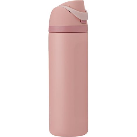 1 Stück Edelstahl-Isolierflasche – 710 ml (24 oz) rosa Vakuum-Thermoskanne für heiße und kalte Getränke (1/5)