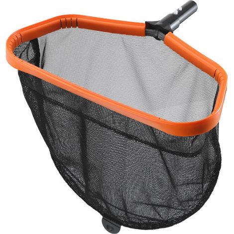 Écumoire de piscine avec cadre en alliage d'aluminium, épuisette de grande capacité, outil de nettoyage de piscine efficace et en profondeur, adapté à une utilisation extérieure, durable et disponible (1/5)
