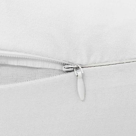 vidaXL Almohada de embarazo con forma de J 54x(36-43) cm blanca (1/2)