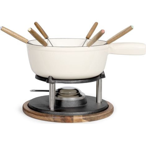 Livoo MEN426C Set per Fonduta Crema 2,6 L per 6 Persone (1/3)