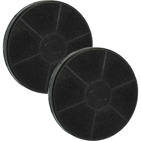 vhbw 2x Combi Filter compatible with Moulinex T51, T43, T48, T49, T50, T44, T45, T46, T47 Fryer - Grease & Odour Filter, 165 mm