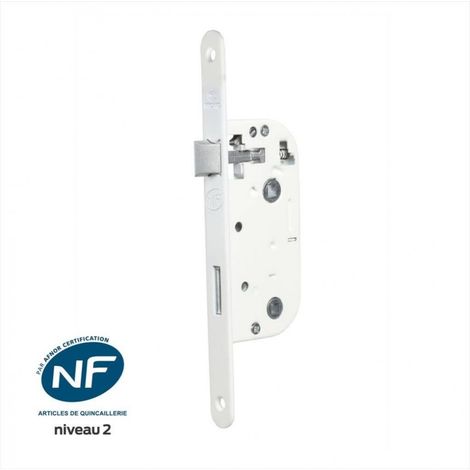 BRICARD Einsteckschloss, NF-zertifiziert, mit Verriegelung, 40 mm Achse BRICARD