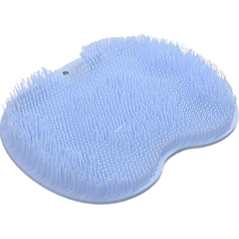 Tapis de douche et de bain purifiant pour le soin des pieds  Brosse à pieds  Tapis de lavage des pieds pour la douche  Tapis de massage et de nettoyage doux et épais pour