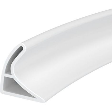 Sollbry Joint Porte Douche Barrage de douche Anti Débordement pour Baignoire,Bande étanche en silicone pour évier, bande étanche de douche pliable, bande étanche de cuisine (blanc, 60 cm)