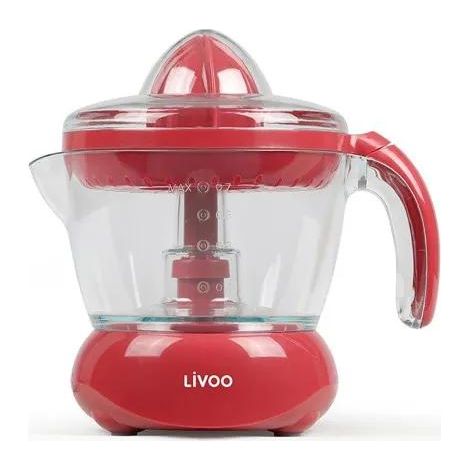 Livoo Elektrische Zitruspresse Rot 25W 700ml