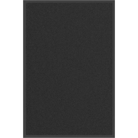 Zerbino antiscivolo rettangolare per interni ed esterni 60 x 90 cm PP nero 020058148