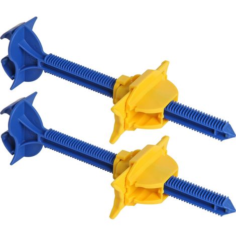 Semin – Lot de 2 appuis intermédiaires sécables 180 mm – Fixation réglable pour doublage sur ossatures métalliques – Boîte de 50 unités