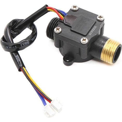 Capteurs de débit d'eau liquide à effet Hall 2025 G1/2" DN15, compteur, DC5V-24V, 1-30 L/min (1/5)