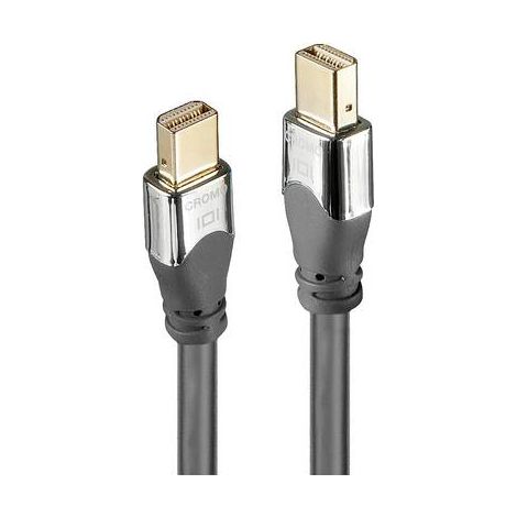 Câble de raccordement LINDY Fiche mâle Mini DisplayPort, Fiche mâle Mini DisplayPort 0.50 m gris 36305 Câble DisplayPort S237962 (1/2)