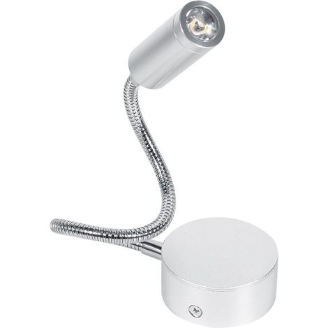 Nikou Lampe de lecture à LED, travail lit avec col cygne flexible (1/4)