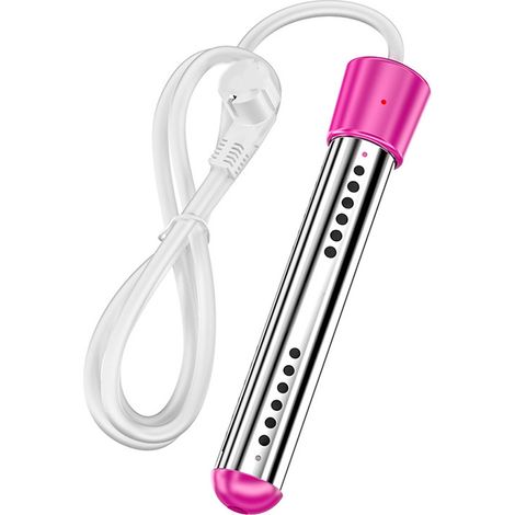 1 Chauffe-eau immergé 1500 W, arrêt automatique 70°C, acier inoxydable, pour piscine gonflable et baignoire (1/5)