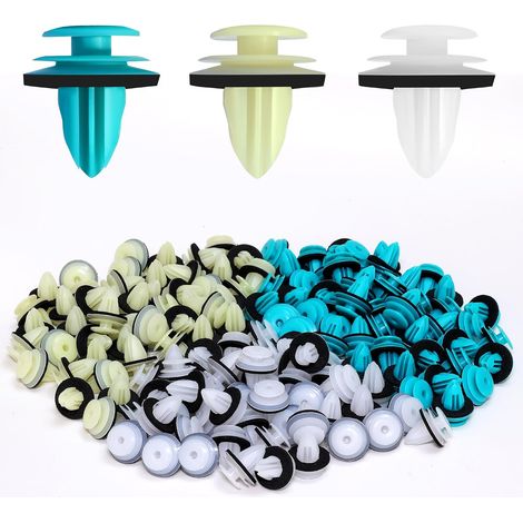 150 Pièces clips voiture,Universal Clip de Fixation de Voiture (1/5)