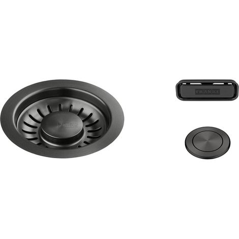 Franke Mythos Masterpiece BXM Zubehör Druckknopf-Ventilset Edelstahl PVD Anthracite