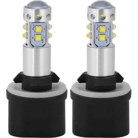 Ampoules de phare lumineuses 2 pièces, feu antibrouillard diurne blanc, pour voiture automatique. (1/5)