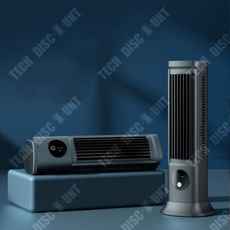 Ventilateur de tour sans feuilles ventilateur électrique vertical bureau de charge circulant vent muet petit ventilateur portabl (1/3)