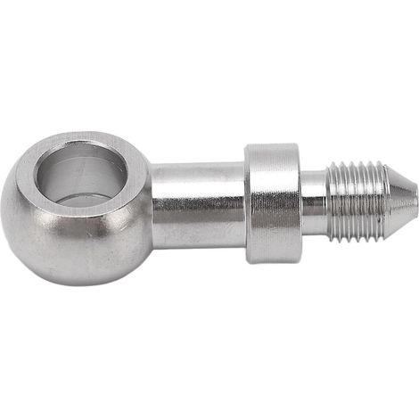 Raccord banjo de frein 3/8 po, diamètre intérieur 10 mm, adaptateur de conduite de frein en acier inoxydable, protection anti-fuite pour vis banjo M10 (1/5)