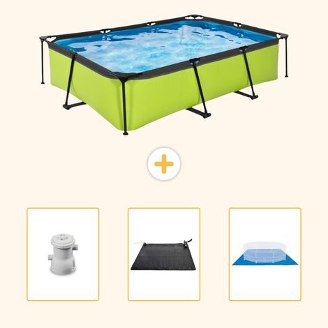 Exit-toys Piscine Exit Rectangulaire - 300x200x65 cm - 4-pièces SCB79 (1/5)