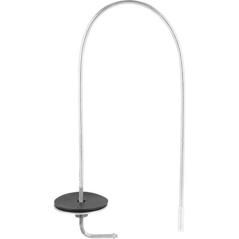 Tubo de soporte metálico para depósitos de combustible de automóviles, apto para calentadores Webasto Eberspacher, de 60 cm de longitud y 5 mm de diámetro exterior.