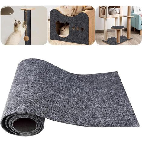 Cat Scratching Post 40x200 cm Adhesive Non-Woven Fabric for Wall, Sofa, Tree (1/5)