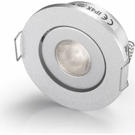 Faretti LED Mini Piccoli / Faretti da Incasso a Soffitto / Lampade da Incasso Downlight per Cree XPE 3W Bianco Caldo 3000K + Driver [Classe Energetica A+]