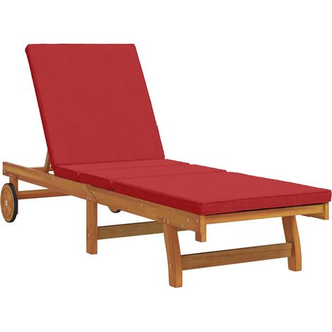 Maison Exclusive - Sonnenliege Braun 199 x 63 x 85 cm Massivholz
