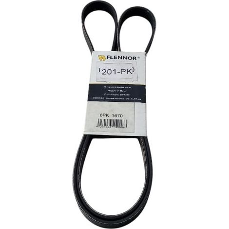 6pk1670 cinghia poly-v alternatore servizi marca flennor (1/5)
