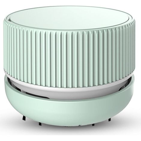 Aspirateur de bureau, mini balai à poussière de table, économie d'énergie, sans fil et rotatif à 360°, idéal pour clavier, maison ou bureau, 82 x 58 mm (1/5)