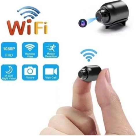 Neue Mini-WLAN-Überwachungskamera mit 1080p HD-Auflösung und Loop-Aufnahme – ideal für den Außenbereich, Camping und mehr (1/5)
