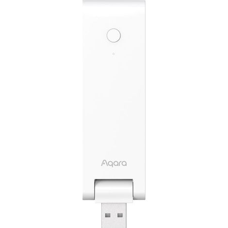 Hub M100 – Passerelle domotique Zigbee 3.0 et Matter – Compatible avec 128 appareils Zigbee et 16 accessoires Thread – Alimentation USB-C – Aqara