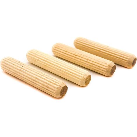 Goujon en bois 6x30 [mm], lot de 500 pièces, Tourillons ein bois, Chevilles en bois, Goujons en bois fabriqués en bois de hêtre de haute qualité selon la norme DIN 68150