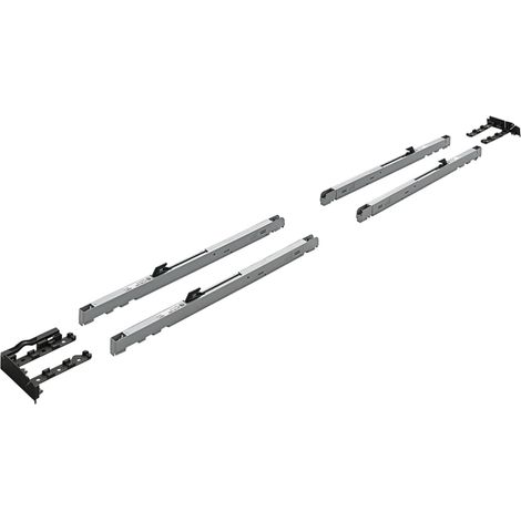Hettich Schiebetür Dämpfer TopLine XL Silent System Dämpfungs-Set, 2-türig 30-80kg, schwarz (1/2)