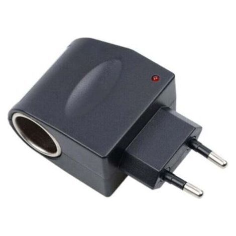 Spina AC/DC, presa accendisigari, 220V - 12V, nuova, UE (1/4)