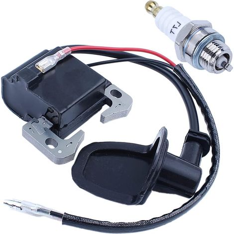 Igition Coil Magneto Module Spark Plug Kit For Robin NB411 EC04 BG411 CG411 Engine Part (1/5)