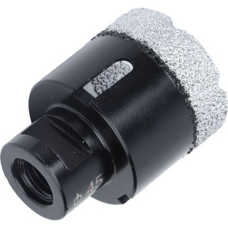 Foret diamant brasé de 45 mm, outil d'ouverture de trou manuel adapté au marbre, aux carreaux de céramique et au granit, filetage M14. (1/5)