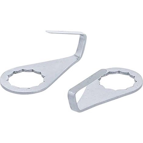 Couteau Demi-Rond 2 x 24 mm - Acier, Lot de 2 pcs - Précision et Durabilité - D-Work (1/5)