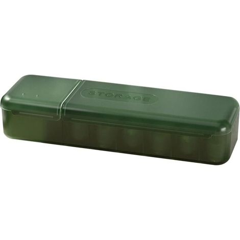 Boîte de rangement de bureau, multi-étages en plastique transparent, grande capacité, avec poignée lapin et petit tiroir, idéale pour ranger livres et stylos (Rose, 5 niveaux, 13,4x17x26 cm) (1/5)