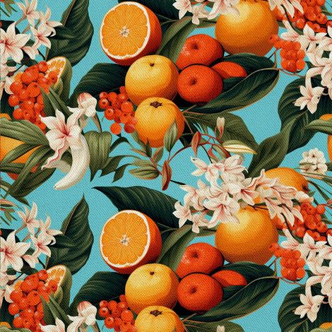 Tela decorativa para exteriores Oxford - Motivo frutal  DX6889 (1/5)