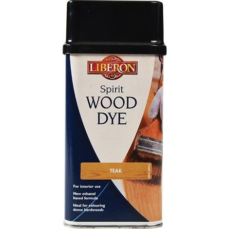 Liberon Spirit Traditional Hardwood Furniture Wood Dye - Teak - 250ml