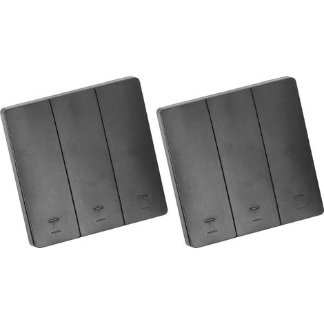 3-fach Smart-Schalter, kabellos, sprachgesteuert, WLAN-Lichtschalter für Haushalte 100–230 V (1/5)