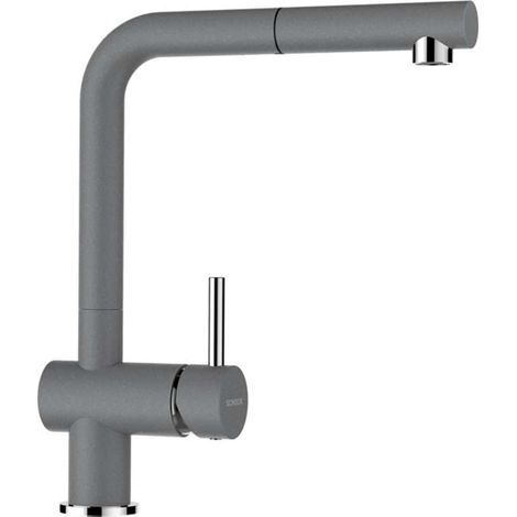Schock Küchenarmatur Epos (ausziehbarer Auslauf) Cristalite Croma (1/2)