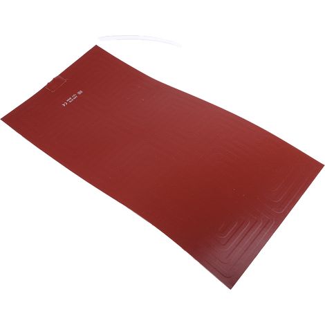 Tapis chauffant en silicone Rectangle RS PRO, 12 V c.c., 80 W, 200 x 400mm ( Prix pour 1 )